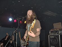 A.J. Mogis performing with Criteria at Omaha's Sokol Underground in 2006