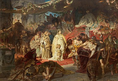 Thusnelda at the Triumph of Germanicus.