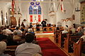 New Jersey Symphony Chamber Players performing inside the church