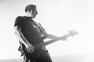 B. C. Green (bass) performing with Godflesh