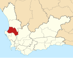 The Cederberg Local Municipality is located on the West Coast of South Africa, in the Western Cape, north of Cape Town.