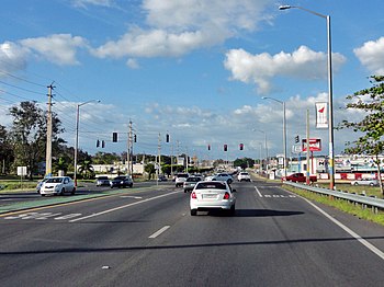 Puerto Rico Highway 100 in Cabo Rojo