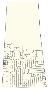 Location of the RM of Heart's Hill No. 352 in Saskatchewan