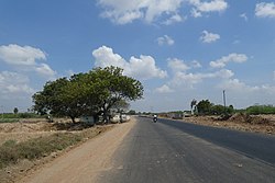 Road near Karkathakudi in 2020