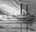Illustration of the Sultana disaster