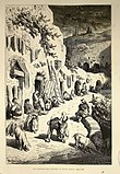 The caves of the Gipsies at Sacromonte by French painter Gustave Doré in his journal illustration L'Espagne
