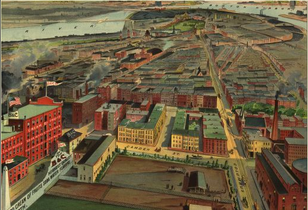 Bird's-eye view of Columbus Ave. and vicinity, 1902