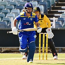Porter batting for the ACT in September 2022
