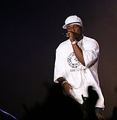 50 Cent onstage