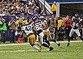Morgan Burnett challenges Kyle Rudolph in the week 17 contest