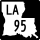 Louisiana Highway 95 marker