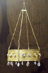 One of the votive crowns.