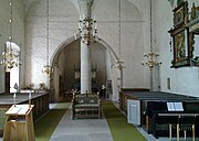 Interior of the church to the west.