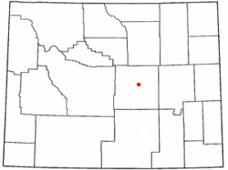 Location of Powder River, Wyoming
