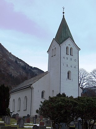 Exterior view of the church