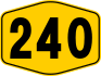 Federal Route 240 shield}}