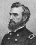 Old painting of an American Civil War general