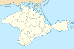 Otradnoye/Vidradne is located in Crimea