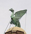 One of the two Liver Birds that sit atop each tower of the building
