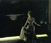 A girl on stage, 1906