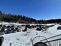 Parking of the ski resort