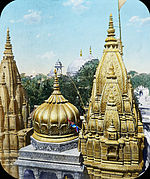 The Kashi Vishwanath Temple was destroyed by the army of Delhi Sultan Qutb ud-Din Aibak.[228]