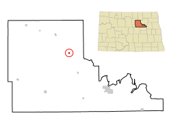Location of Brinsmade, North Dakota