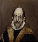 Probable self-portrait by El Greco, 1604
