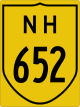 National Highway 652 shield}}