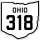 State Route 318 marker