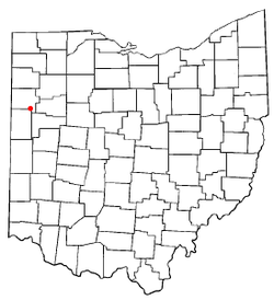 Location of Elgin, Ohio