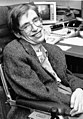 Image 68Physicist Stephen Hawking set forth a theory of cosmology explained by a union of the general theory of relativity and quantum mechanics. His 1988 book A Brief History of Time appeared on The Sunday Times best-seller list for a record-breaking 237 weeks. (from Culture of the United Kingdom)