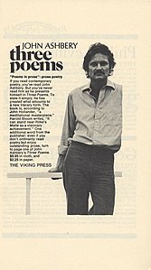 Ad for Three Poems (1972) in Poetry magazine