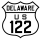 U.S. Route 122 marker