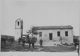The church photographed by the French Army in July 1916