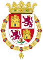 Coat of arms at start of New Spain