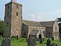 Image 14St Laurence's Church, Morland : with "the only tower of Anglo-Saxon character in the NW counties", according to Pevsner. Tower possibly built by order of Siward, Earl of Northumbria, sometime between 1042 and 1055; nave possibly later (1120) (from History of Cumbria)