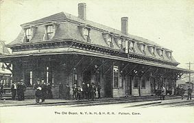 "Old" railroad depot, 1906