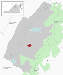 Location of Stanley within the Page county