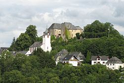 Westerburg Schlossberg the castle and the Evangelical castle church