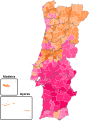 1996 Portuguese presidential election by municipality
