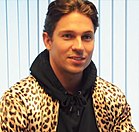 English television personality Joey Essex interviewed by students of Ullswater Community College.