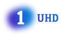 Variation of the logo for the UHD signal since 2024