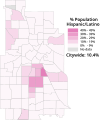 Minneapolis neighborhoods by percent Hispanic/Latino