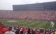 Real Madrid vs. Manchester United friendly game which set a record for most fans to watch a soccer game in the United States, August 2, 2014