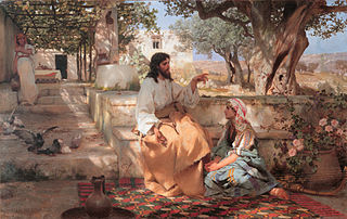Christ with Martha and Maria, 1886, Russian Museum