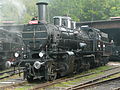 Steam locomotive 434.1100 in railway museum, Lužná u Rakovníka. OBB class 156, BBO class 270[1]