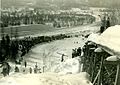 Big Bend Ski Jump in Revelstoke, British Columbia, Canada 1947