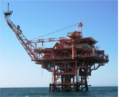 Image 4An offshore platform in the Darfeel Gas Field (from Egypt)