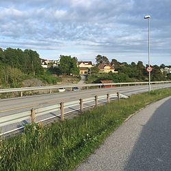 View of Holte with Fidjeåsen